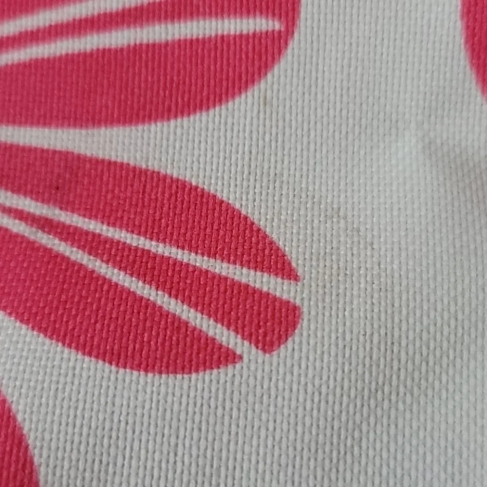 Beach Basics off white and pink insulated tote